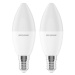 AlzaPower LED 8-55W, E14, 4000K, set 2ks