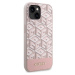 Guess PU G Cube MagSafe kryt iPhone 13 růžový