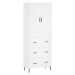 vidaXL Skříň highboard bílá 69,5 x 34 x 180 cm kompozitní dřevo