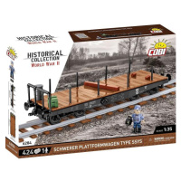 Cobi 6284 Schwerer plattformwagen typu SSYS, 1:35, 424 k, 1 f