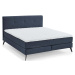 Tmavě modrá boxspring postel 180x200 cm ANCONA – Meise Möbel
