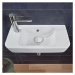 VILLEROY & BOCH O.novo Umývátko Compact 500x250 mm, s přepadem, 1 otvor pro baterii vlevo, alpsk