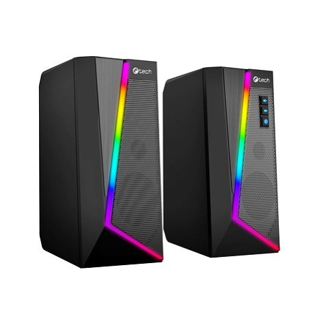 C-TECH SPK-17, 2.0, RGB, černé