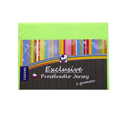 COSING Prostěradlo JERSEY 120×60 cm - zelená