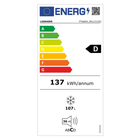 Volně stojící lednice LIEBHERR