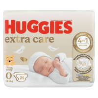 Huggies Extra Care 0 do 3,5 kg dětské pleny 25 ks