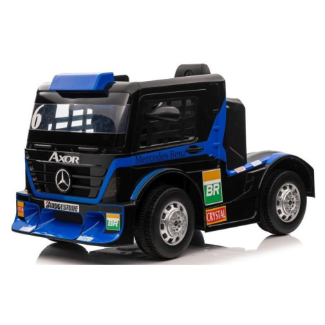 mamido Dětský elektrický kamion Mercedes Axor LCD modrý