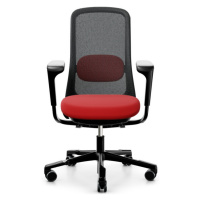 HÅG - Židle SOFI 7500 černá s područkami, nižší sedák