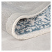 Flair Rugs koberce Kusový koberec Wool Loop Yasmin Ivory/Blue - 120x170 cm