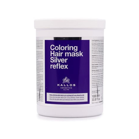KALLOS Coloring Hair Mask Silver Reflex 1000 ml
