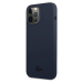 Lacoste Liquid Silicone Glossy Printing Logo Kryt pro iPhone 13 Pro Navy
