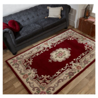 Ručně všívaný kusový koberec Lotus premium Red 120x180 cm