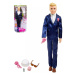 Barbie ženich Ken v obleku svatební set s doplňky