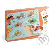 Farmárske zvieratká (Dog'n'Co): puzzle s úchytkami - puzzle z kategorie Maxi dílky