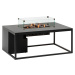Stůl s plynovým ohništěm COSI Cosiloft 120 černý rám / černá deska HM5980990