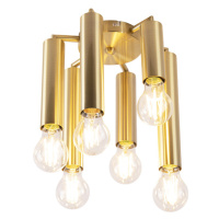 Stropní svítidlo ve stylu Art Deco zlatá 6-světlo -Tubi