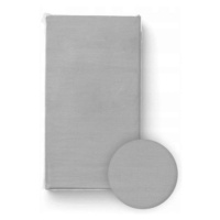 BocioLand Prostěradlo do postýlky, bavlna, tmavě šedé, 120 x 60 cm - 120x60