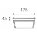 LED2 QUADO S, A STROPNÍ ANTRACITOVÉ IP54 5130834