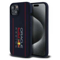 Oracle Red Bull Racing Silicone Vertical Logo MagSafe kryt iPhone 15 modrý