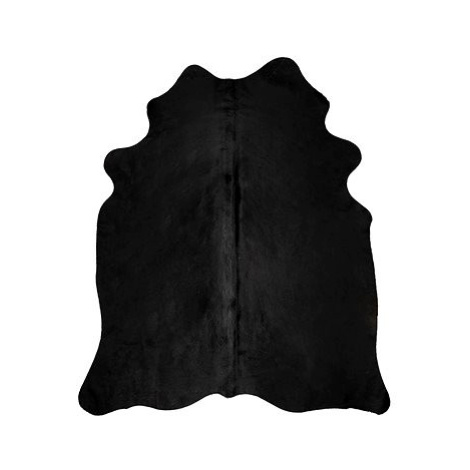 Koberec z pravé hovězí kůže černý 150x170 cm SHUMEE