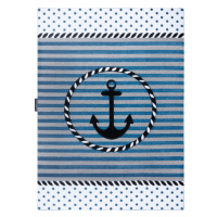 Dywany Łuszczów Dětský kusový koberec Petit Marine anchor sea blue - 180x270 cm