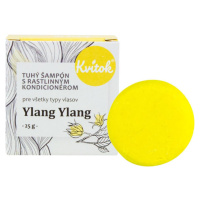 Kvitok Tuhý šampon s rostlinným kondicionérem, Ylang Ylang 25 g