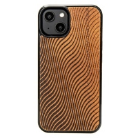 Pouzdro Bewood pro iPhone 15 Vlny Merbau