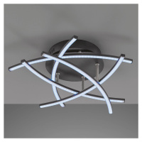 FISCHER & HONSEL LED stropní světlo Cross Tunable White, 5x, černá