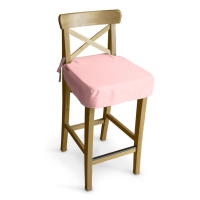 Dekoria Sedák na židli IKEA Ingolf - barová, práškově růžová, barová židle Ingolf, Loneta, 133-3