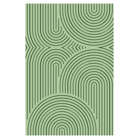 Alfa Carpets  Kusový koberec Thumbs green - 190x280 cm