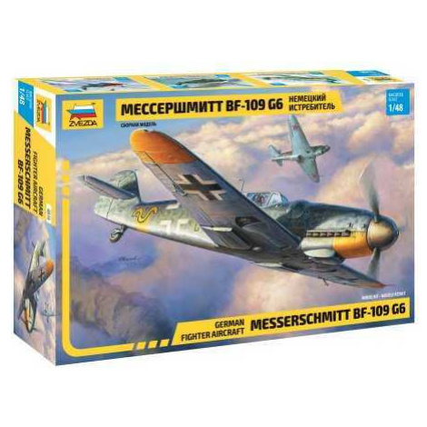 Model Kit letadlo 4816 - Messerschmitt Bf-109 G6 (1:48) Zvezda