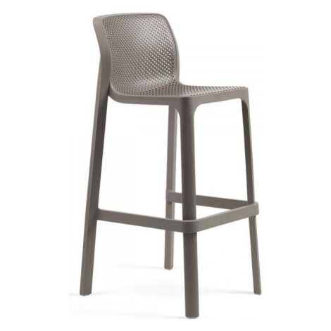 NARDI GARDEN - Barová židle NET tortora