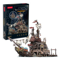 Puzzle 3D Pirátský přístav Tortuga 218 dílků