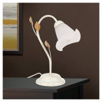 Orion Stolní lampa Sisi florentský styl, slonovina-zlatá
