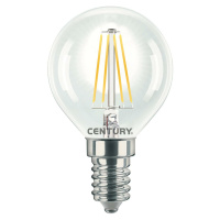 CENTURY LED FILAMENT MINI GLOBE ČIRÁ 6W E14 4000K 806Lm 360d 45x76mm IP20 CEN INH1G-061440