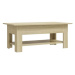 SHUMEE Konferenční stolek dub sonoma 102 × 55 × 42 cm dřevotříska, 810256