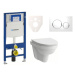 Cenově zvýhodněný závěsný WC set Geberit do lehkých stěn / předstěnová montáž+ WC Laufen Laufen 