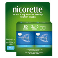 NICORETTE MINT 4MG PAS CMP 2X40