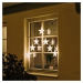Konstsmide Christmas Světelný závěs LED se 7 hvězdami, teplá bílá