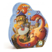 DJECO Puzzle Dračí bitva - 54 pcs