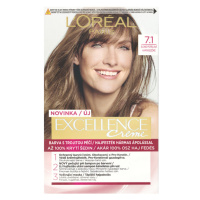 L'Oréal Paris Excellence Créme permanentní barva na vlasy 7.1 blond popelavá, 72+48+12+60 ml