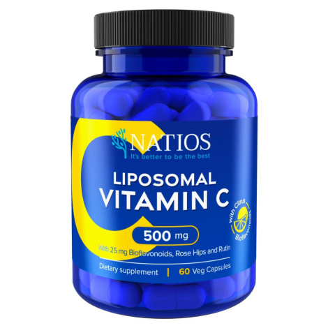 Natios Vitamín C Liposomální 500 mg 60 veganských kapslí