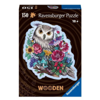 Ravensburger dřevěné puzzle tajemná sova 150 dílků