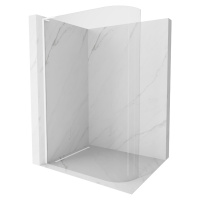 MEXEN/S KiotoL Sprchová zástěna WALK-IN Walk-in 100 x 200 cm, transparent, biała 800-100-103-20-