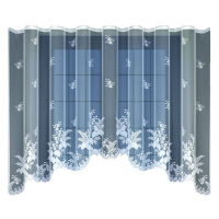 Dekorační žakárová záclona s řasící páskou SINAI 150 bílá 300x150 cm MyBestHome