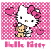 Magický ručníček Hello Kitty 30x30 cm Zvolte balení po: 1 ks