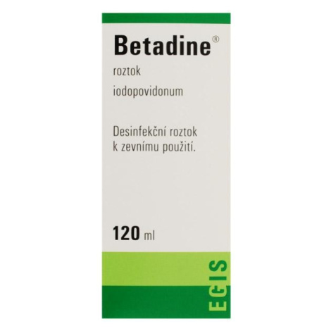 Betadine tekutina (H) zelený 120 ml