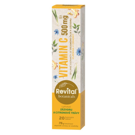 Revital Botanicals Vitamin C 500 mg 20 šumivých tablet