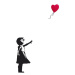 Umělecký tisk Banksy Street Art - Hope, 61 × 91.5 cm