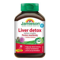 Jamieson Liver detox Herbal complex – Ostropestřec mariánský + Artyčoka a Kurkuma 30 tablet